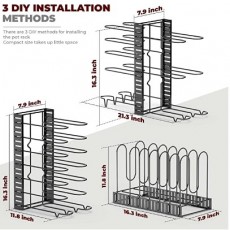 Vdomus Pot Rack Organizer with 3 DIY Methods